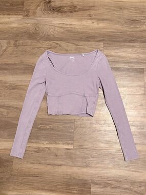 Pacsun Cares Purple Corset Style Long Sleeve